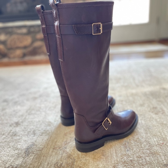 Steve Madden Sady Tall Boots Brown Leather - Picture 10 of 16